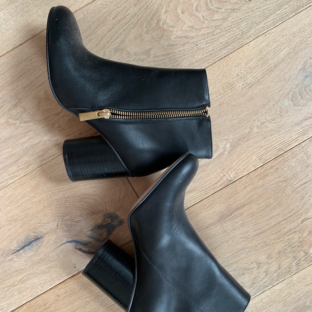 Black leather ankle boots from Office London